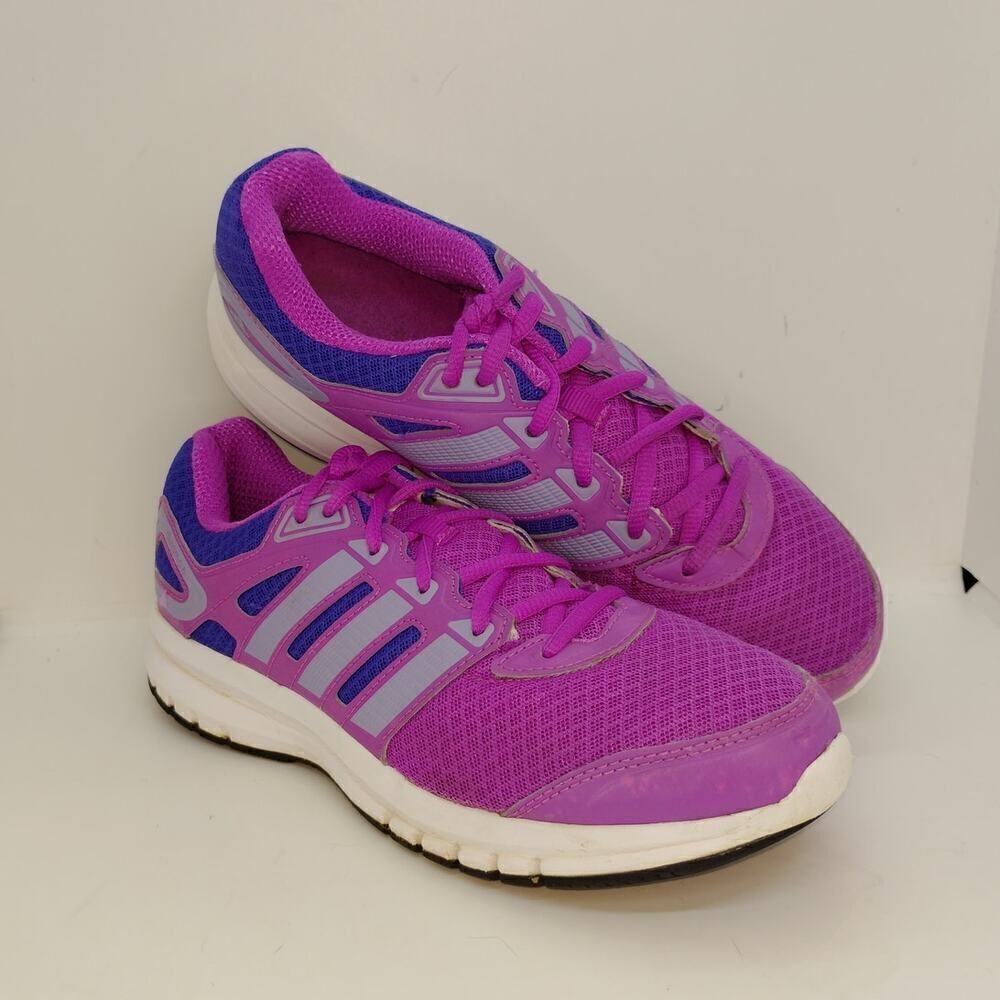 Adidas Durano 6 Womens Pre-owned Purple & Gray Running Sneakers - sz. 5 1/2
